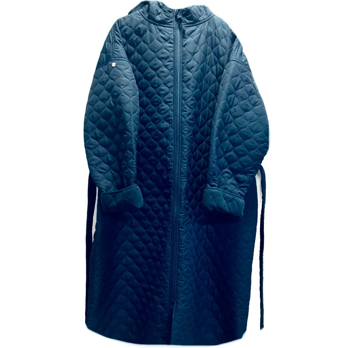 Changing robe NORDBAEK Lazy Pool - vindtæt skiftekåbe med 100% genanvendt fleece - Navy