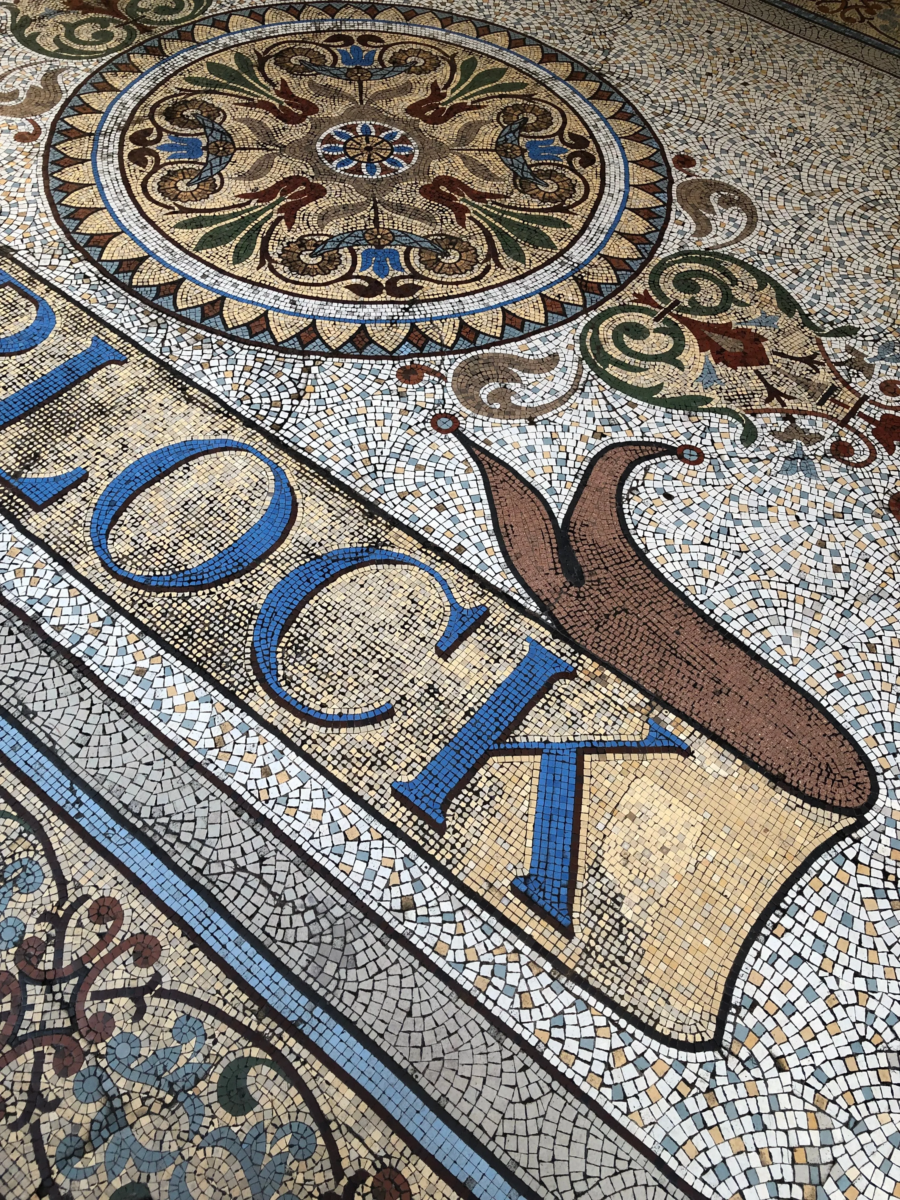 'Collins Block Mosaic' Wall Print