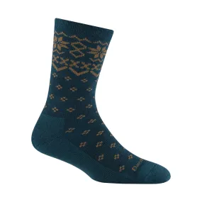 Darn Tough Vermont Women's Shetland Crew Lightweight Lifestyle Sock - Dark Teal