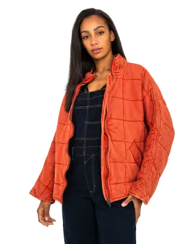 Dolman Quilted Jacket in Myrrh