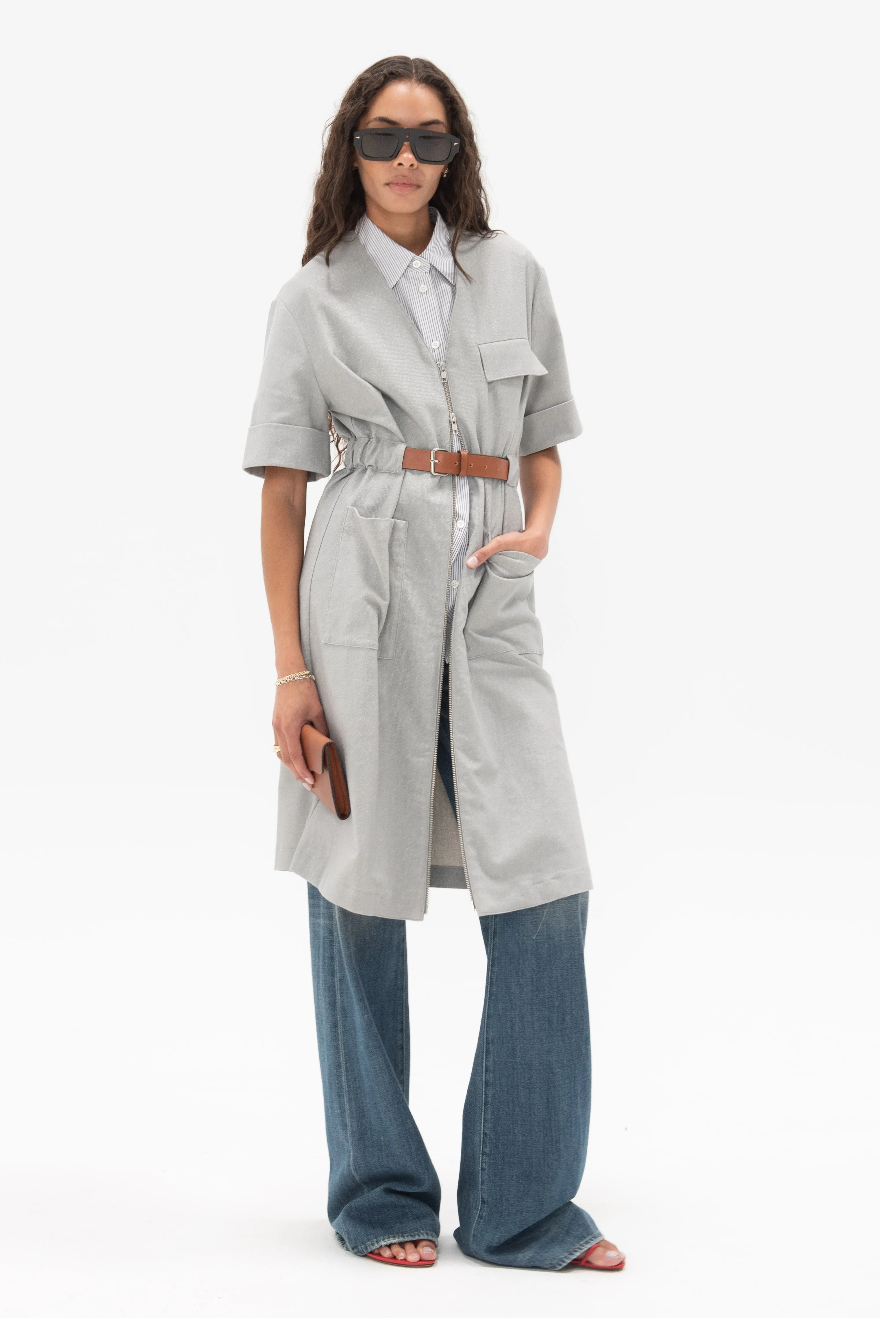 Eloise Dress, Grey