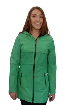 Green Lambskin Leather Jacket