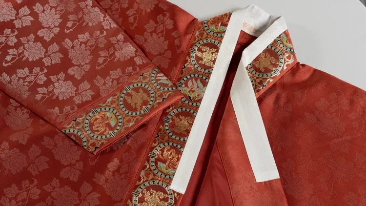 Hé Tang 荷塘 Lotus Pond Ming Dynasty Jiaoling Chang Ao Long Shirt