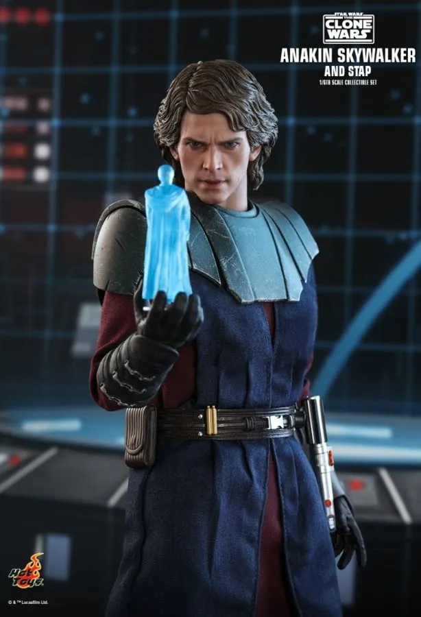 Hot Toys Star Wars: The Clone Wars - Anakin & STAP 1:6 Scale 12" Action Figure Set