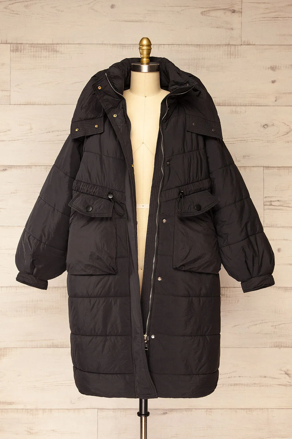 Lazio Black | Long Overzised Coat