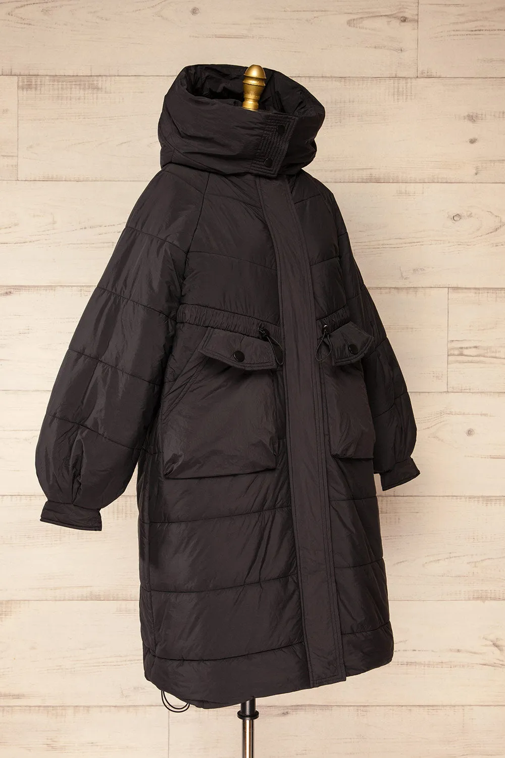 Lazio Black | Long Overzised Coat