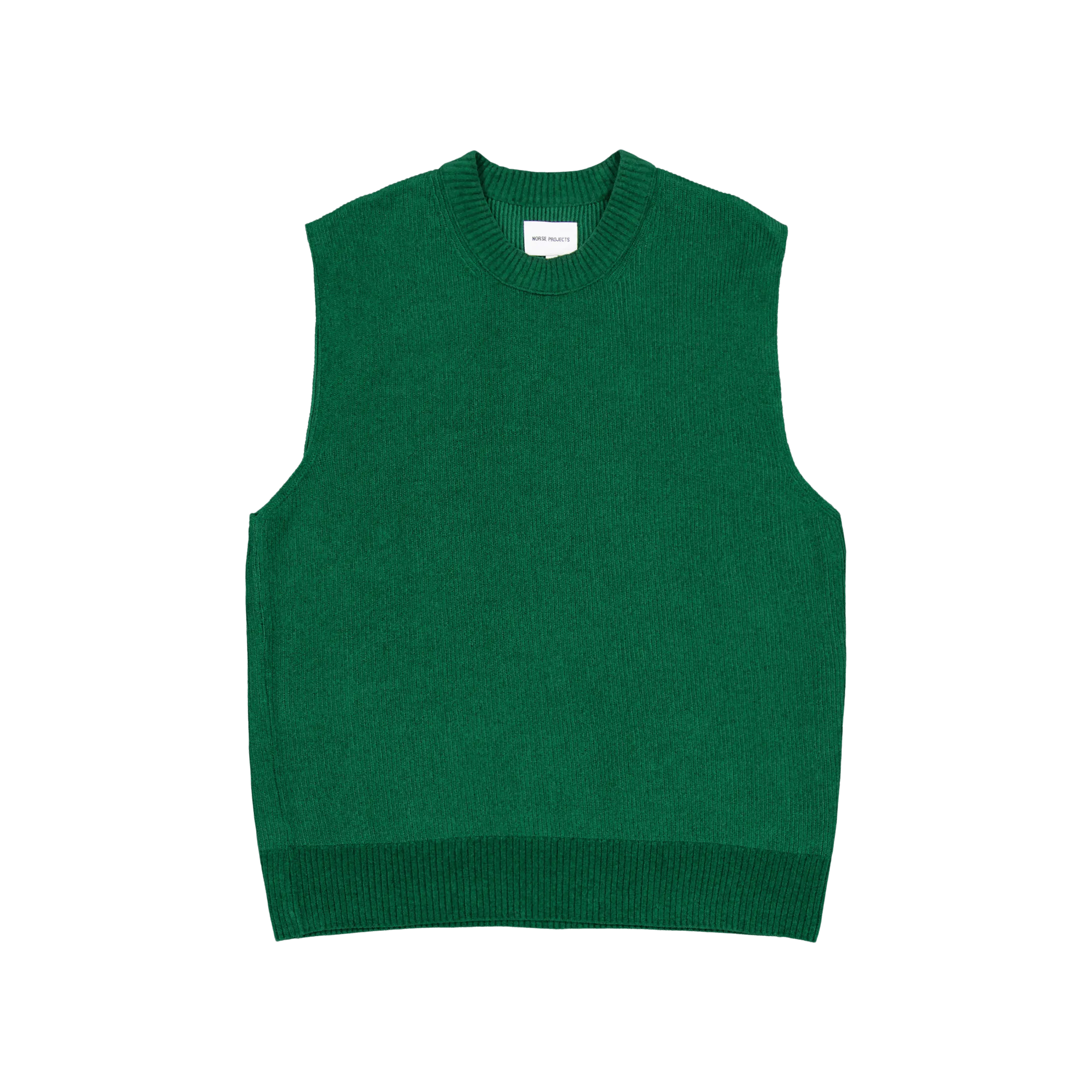 Manfred Chenille Vest Bottle Green