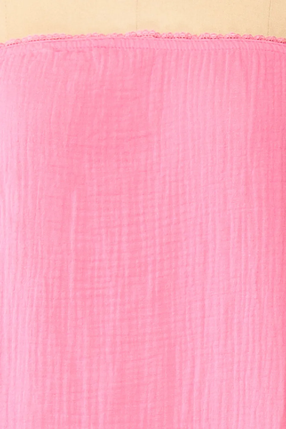 Marinet Pink | Long Loose-Fitted Dress