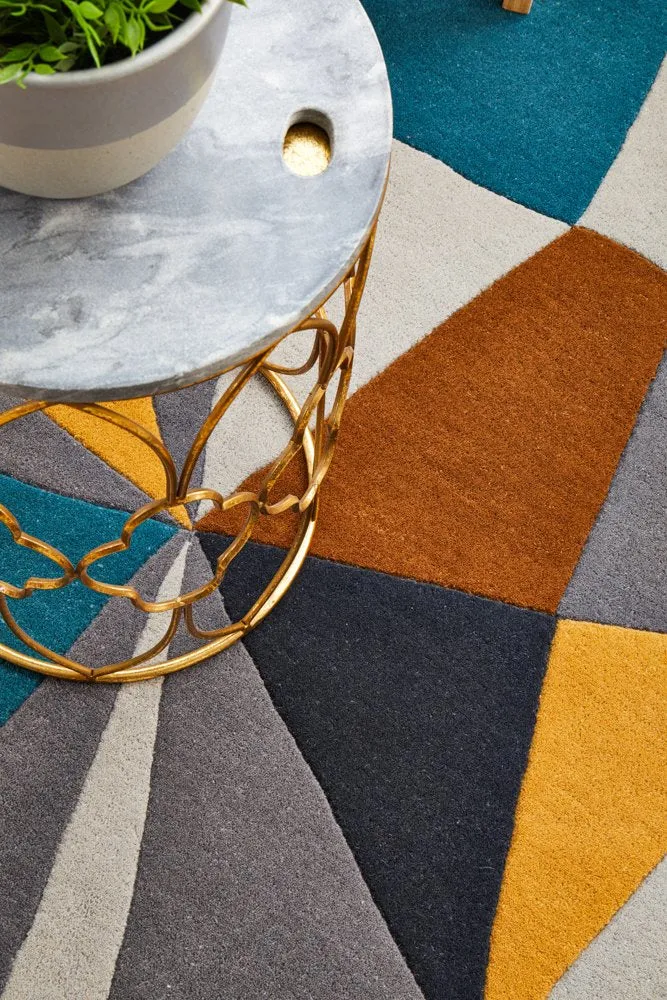 Matrix 902 Round Rug (Safari) by Rug Culture