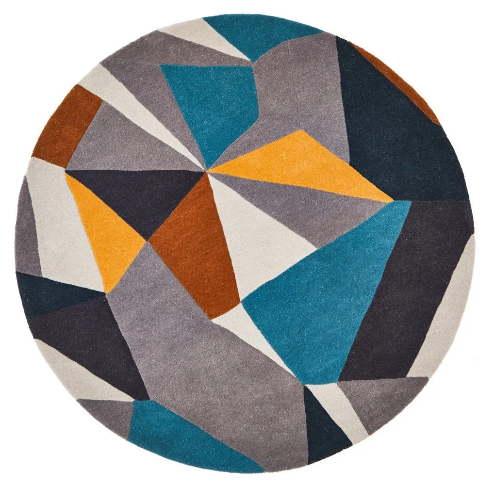 Matrix 902 Round Rug (Safari) by Rug Culture