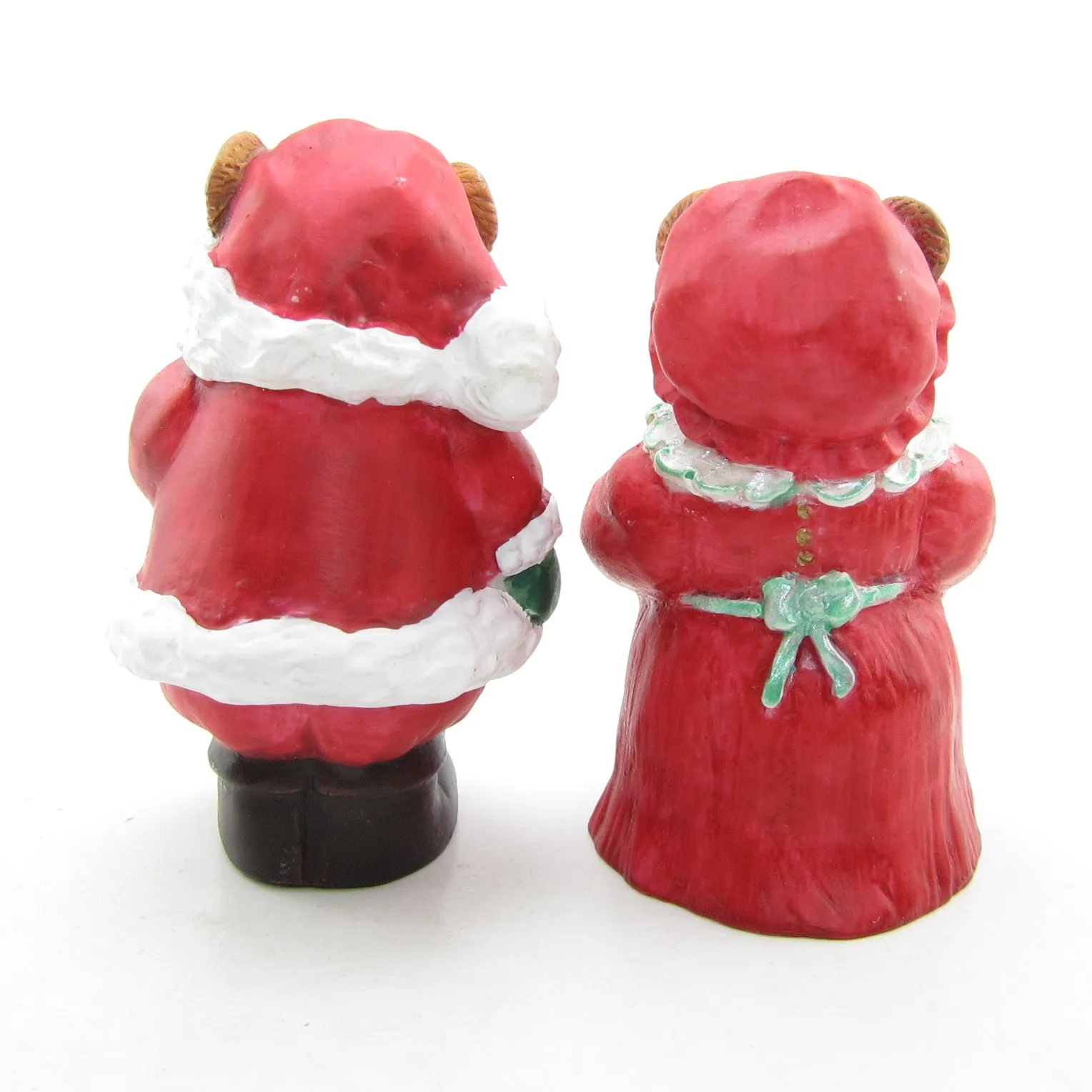 Mr. and Mrs. Claus Merry Miniatures Vintage Hallmark 1996 Christmas Figurine Set