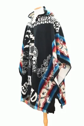 Mushroom B&W Poncho