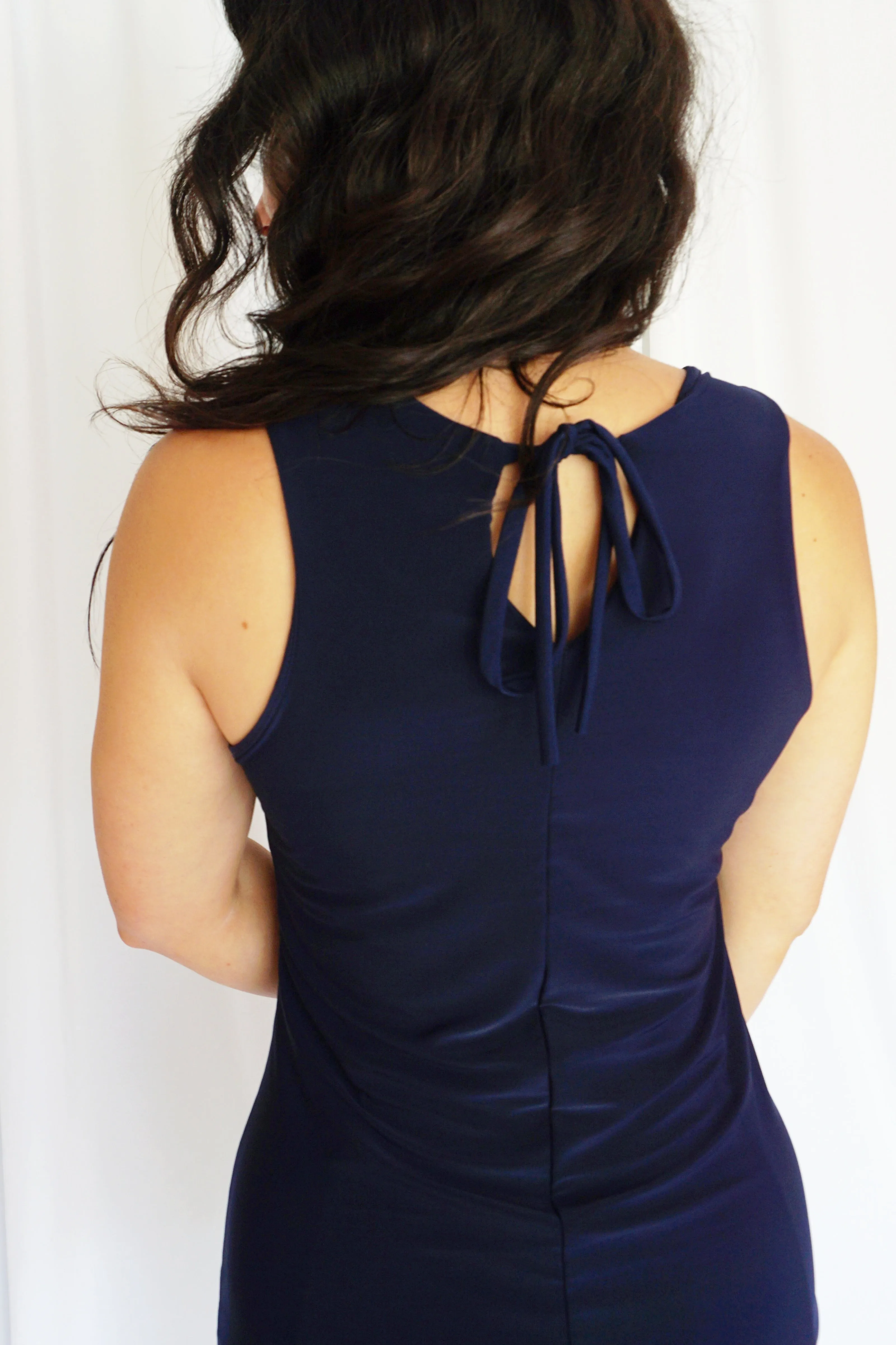 Navy Activity Dress w/ Built-In Shorts