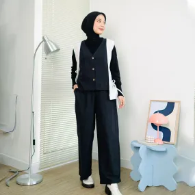 Nomi Set (One Set Linen) Black Swan