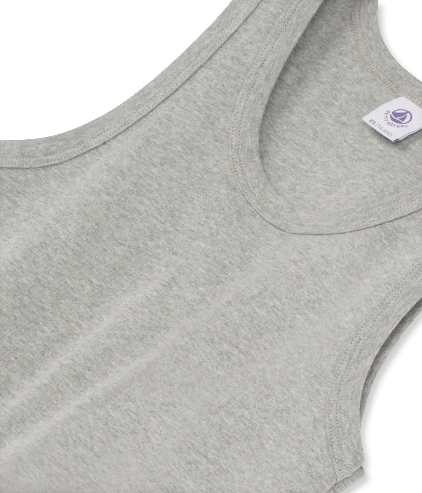 Petit Bateau Women's Grey Tank Top