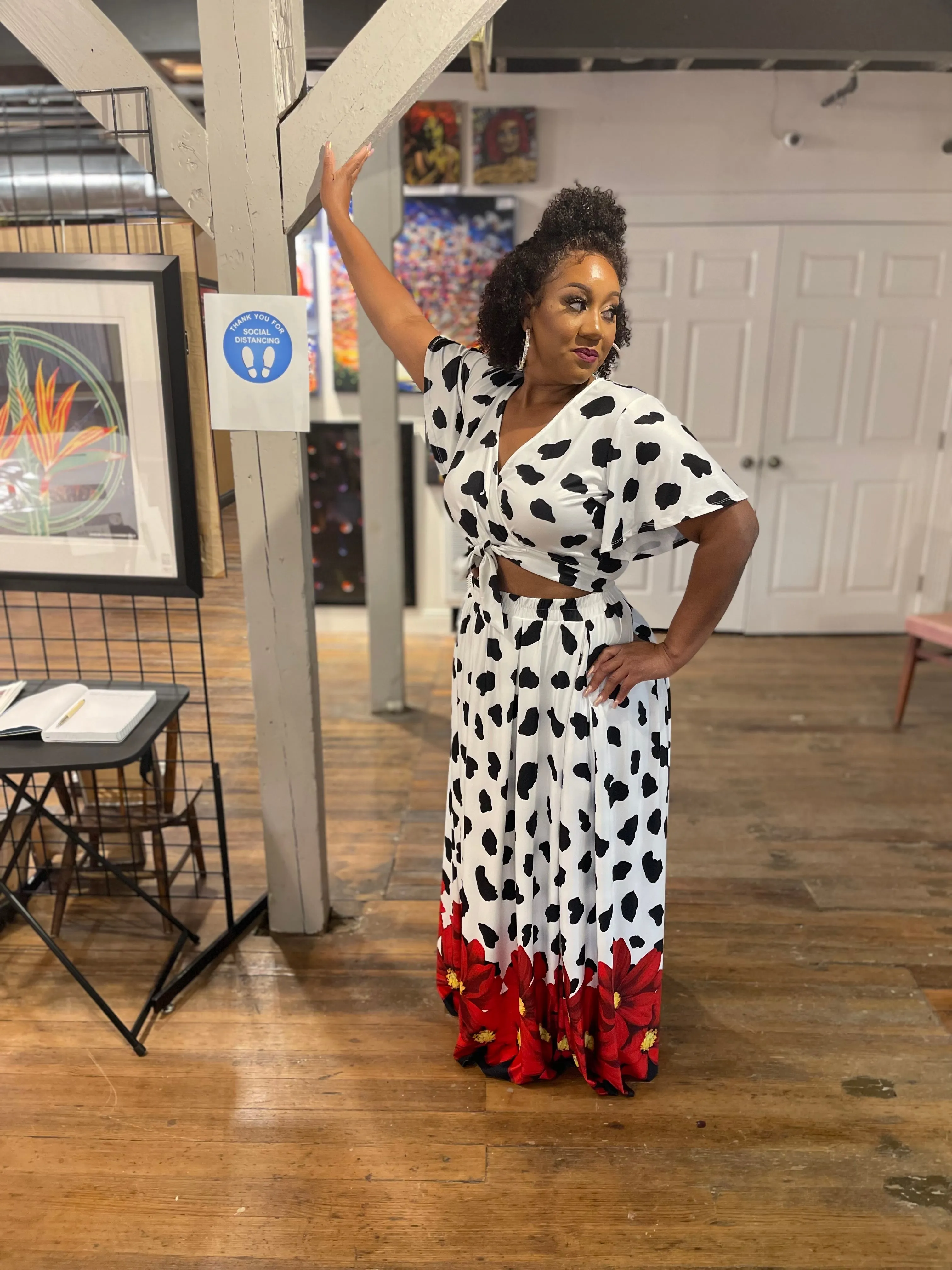 Praise Is What I do Two Piece Maxi Set