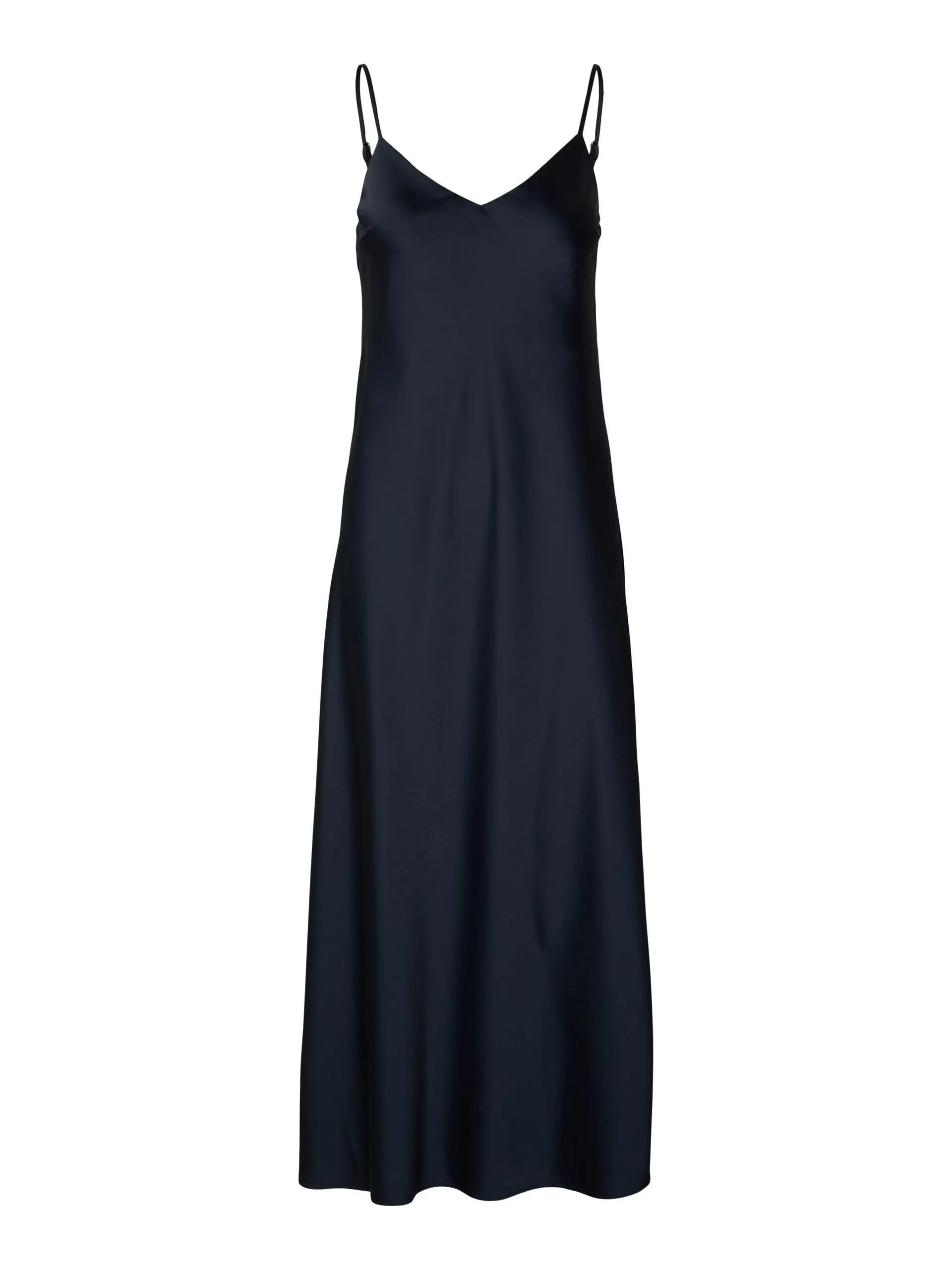 Selected Femme Satin Maxi Dress Dark Sapphire