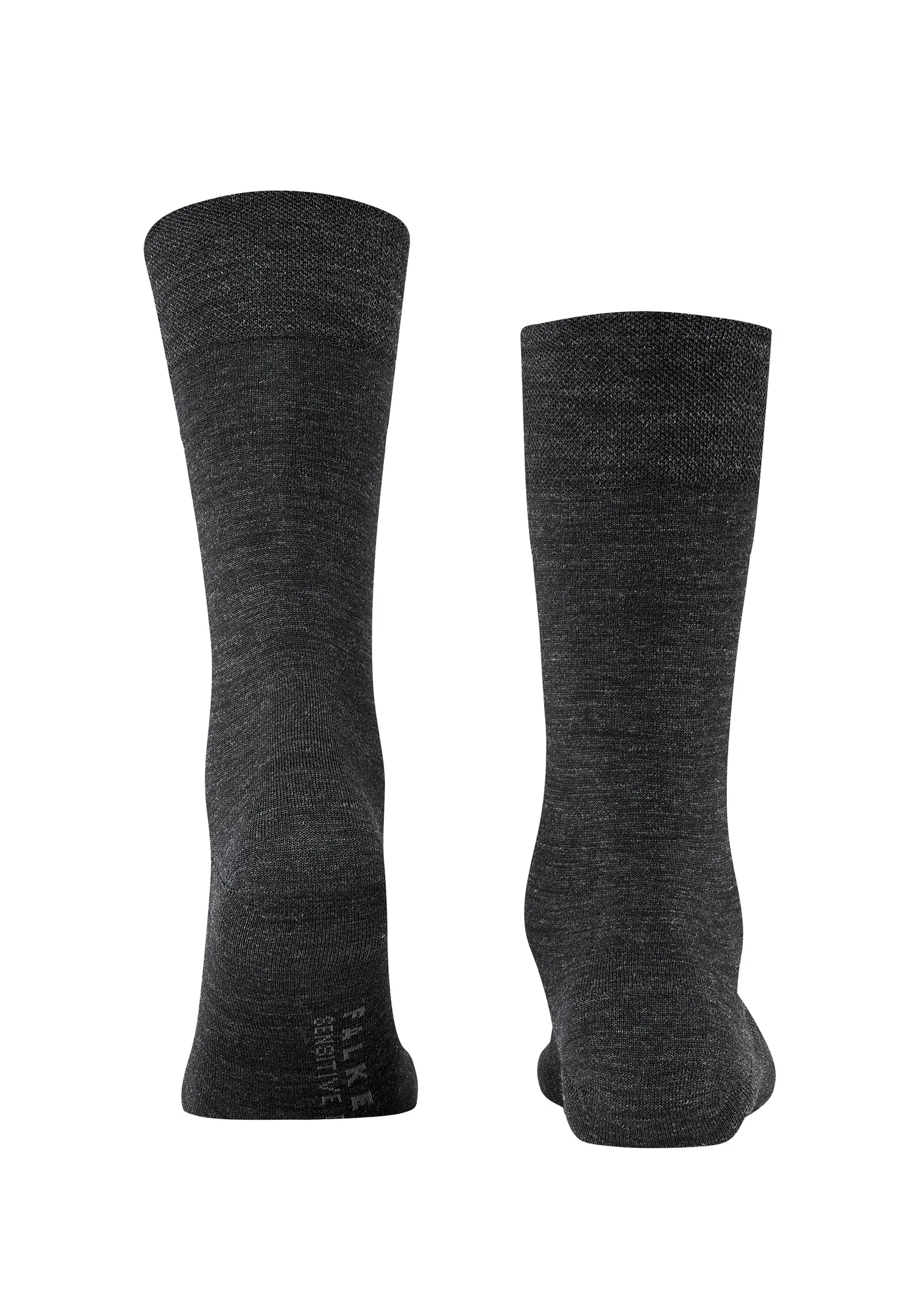 Sensitive Berlin Sensitive Berlin Wool And Cotton Sock | Anthracite Melange 14416-3080