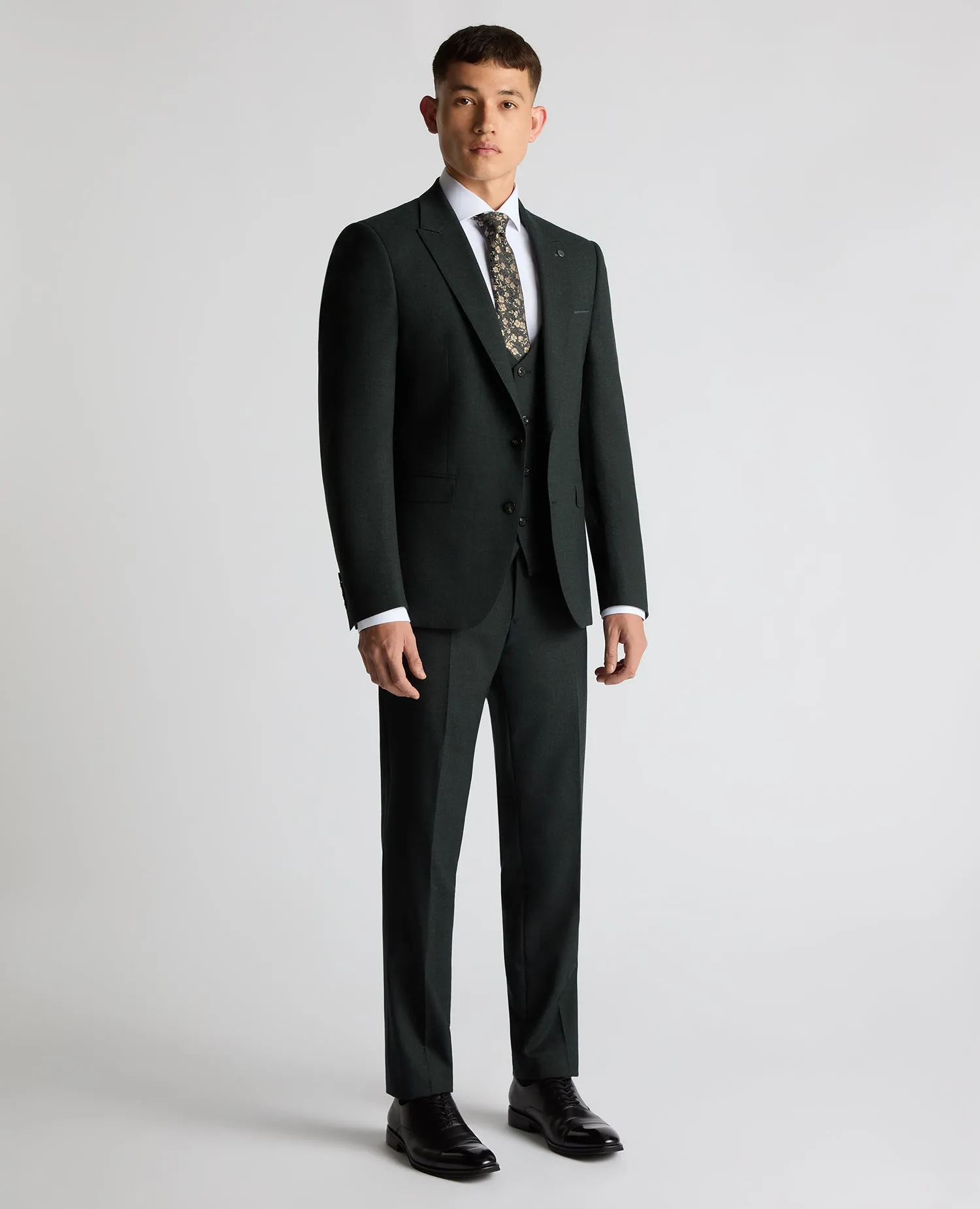 Slim Fit Wool Stretch Suit