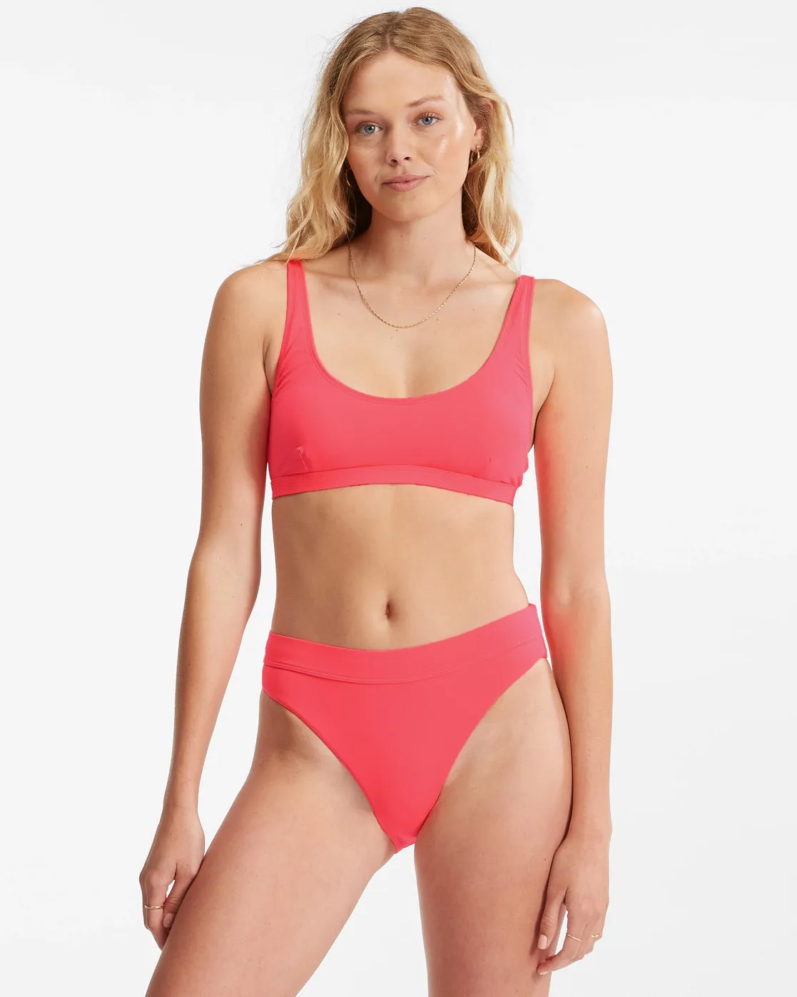 Sol Searcher Tank Bikini Top - Coral Dream
