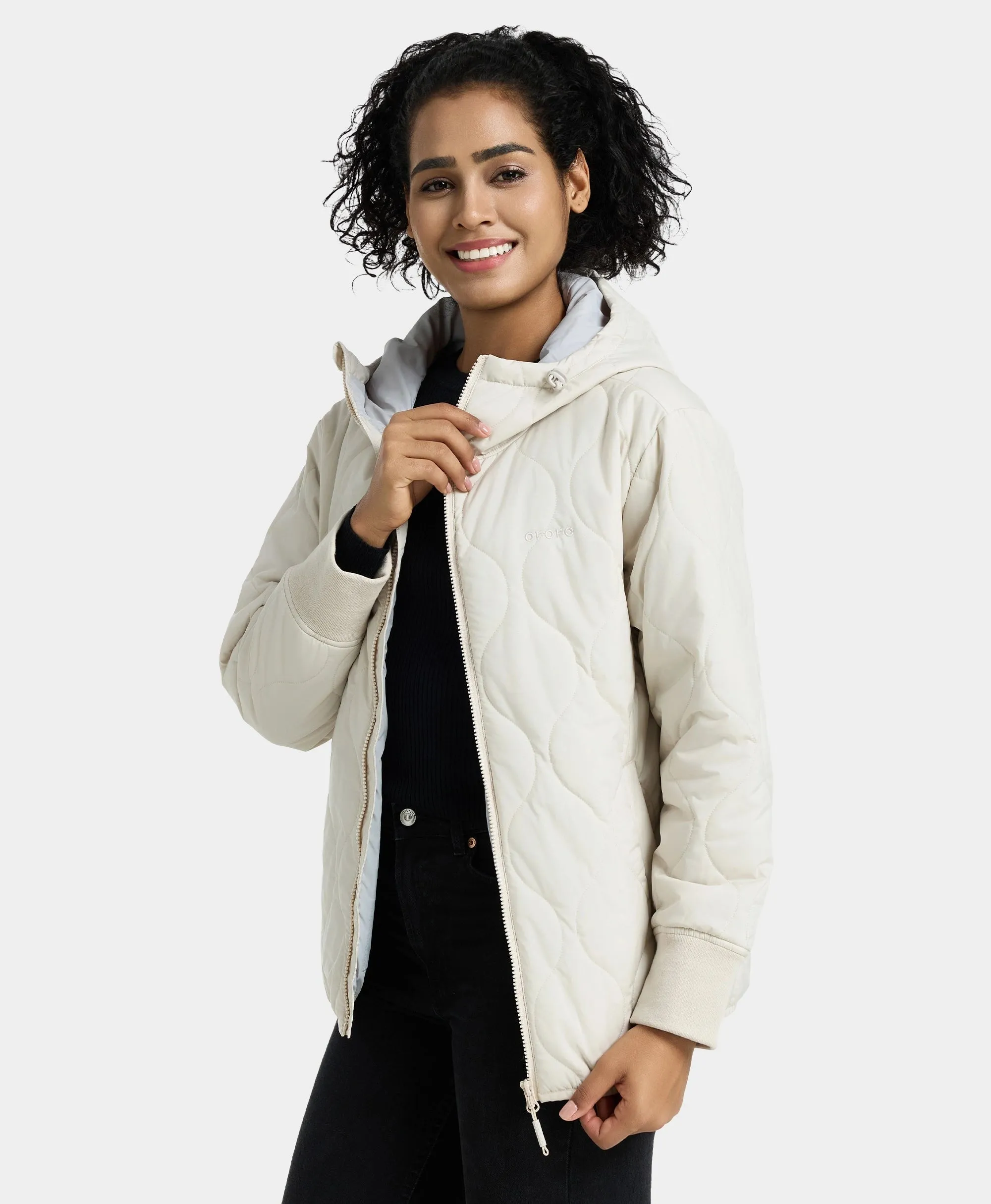Stargazer Women's Heated Quilted Hoodie Jacket (Apparel Only)