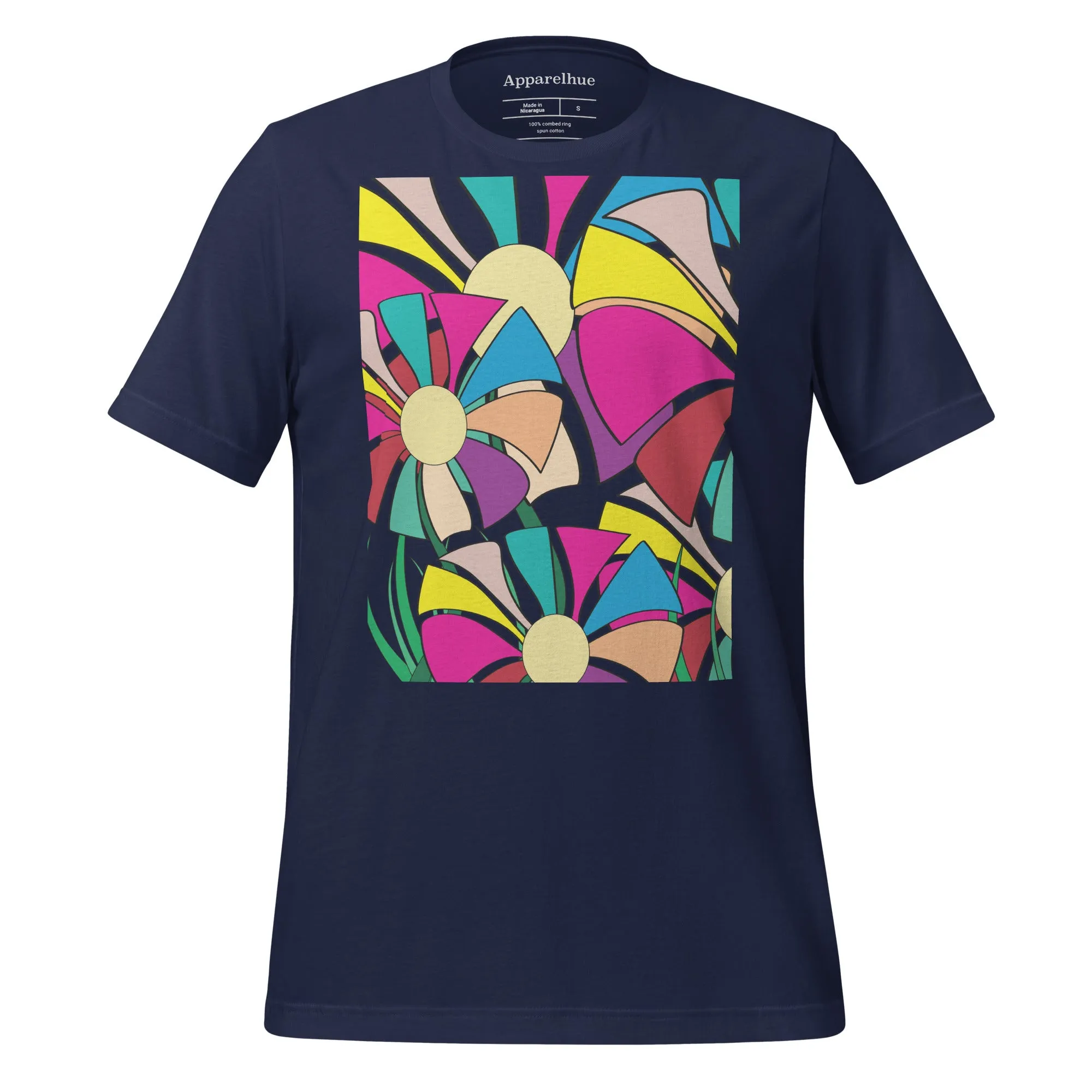 Trendy Boho Flower Graphic Tee - Perfect Summer T-Shirt, Vintage Floral Print T-Shirt - Stylish Flower Tee for Women