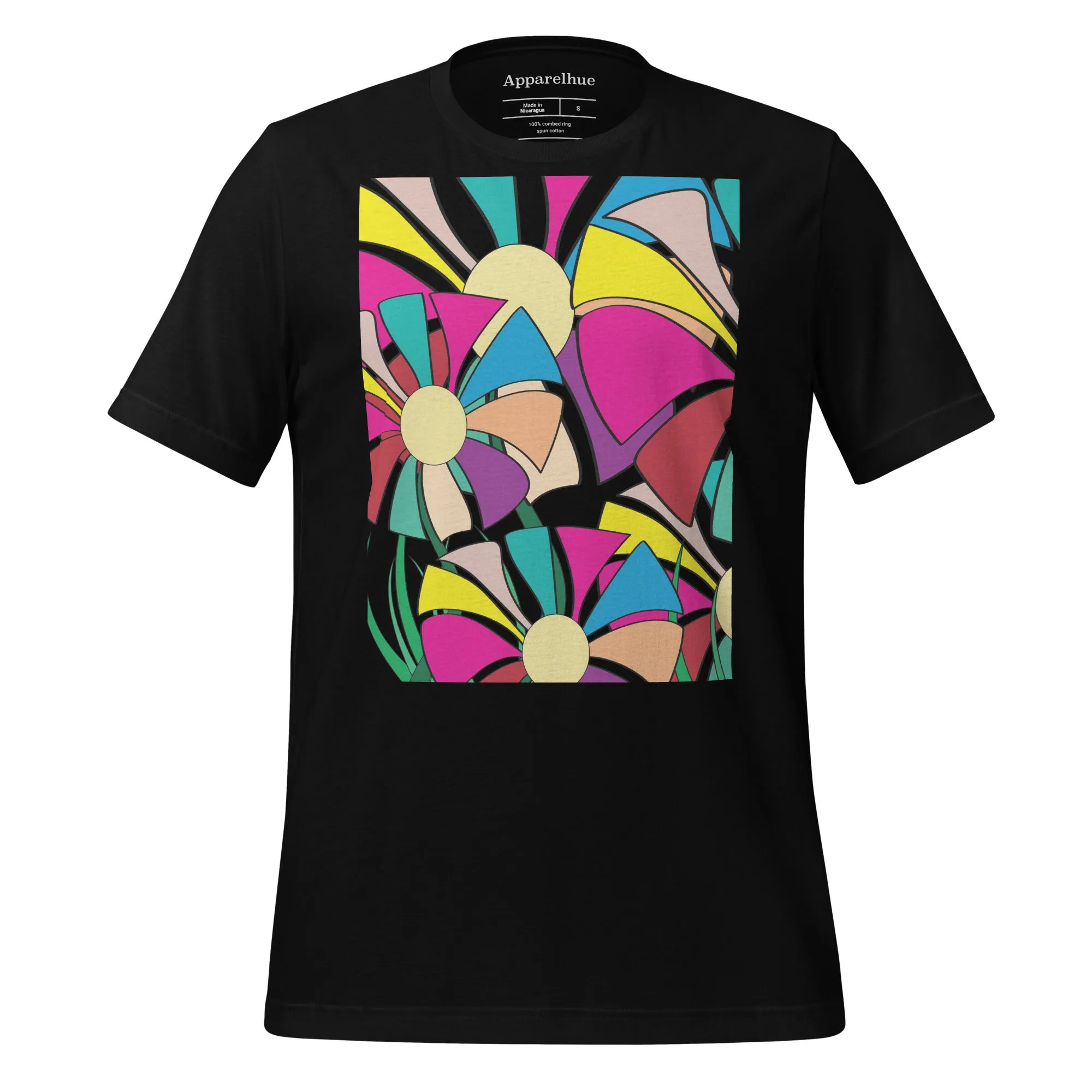 Trendy Boho Flower Graphic Tee - Perfect Summer T-Shirt, Vintage Floral Print T-Shirt - Stylish Flower Tee for Women