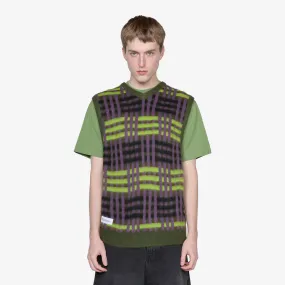 Weave Knitted Vest Sage