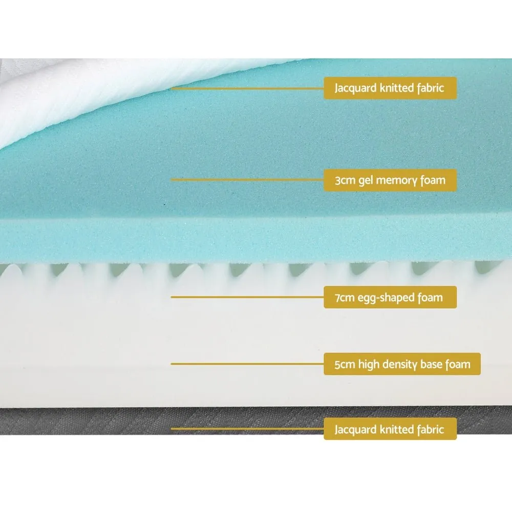 Zero Spring Cool Gel Memory Foam Mattress 15CM Thick - Single