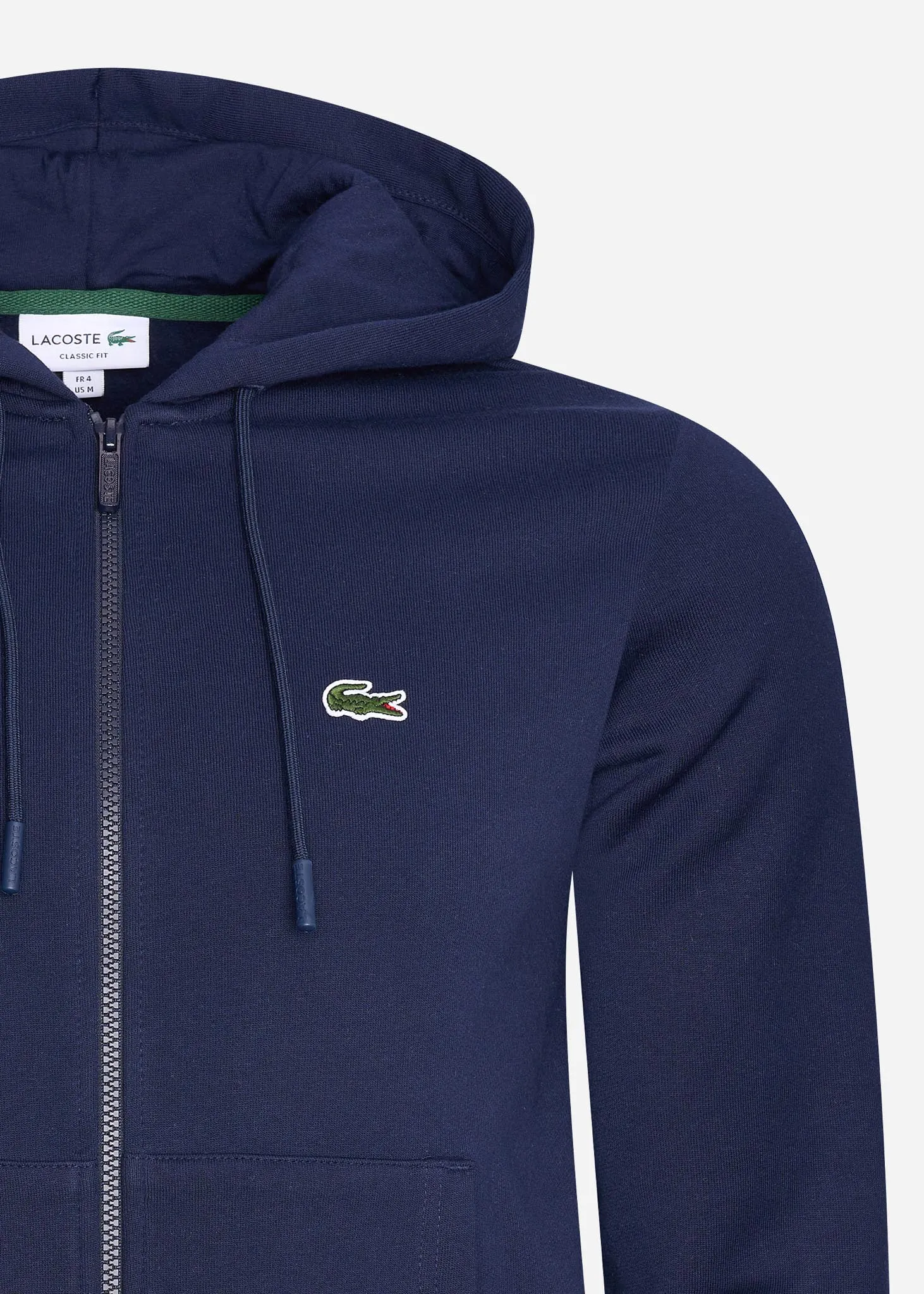 Zip through hoodie - navy blue